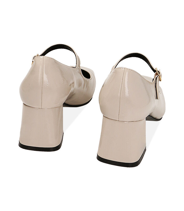 Valerio 1966 Décolleté donna panna cinturino in naplak tacco 5 5 cm | Valerio 1966 Offerte