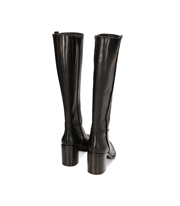 Valerio 1966 WOMEN SHOES BOOTS LEATHER NERO Novità