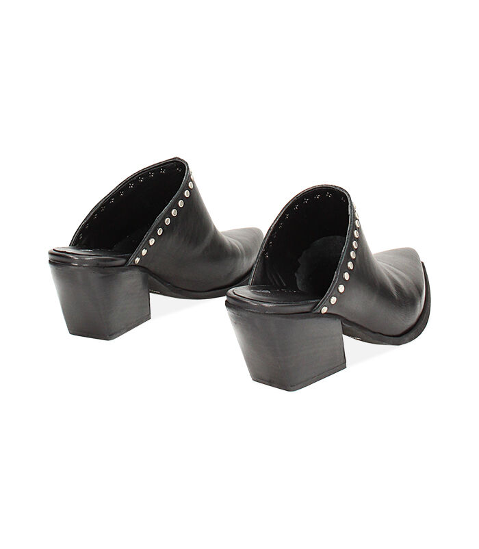 Valerio 1966 CALZATURA SABOT PELLE NERO Hotsell