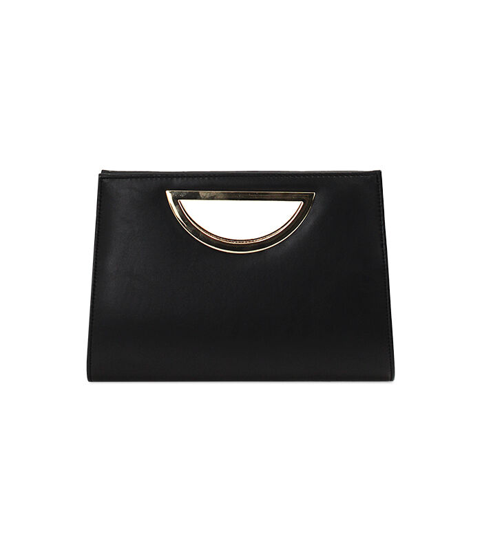 Valerio 1966 Pochette nera con placca oro | Valerio 1966 Economico