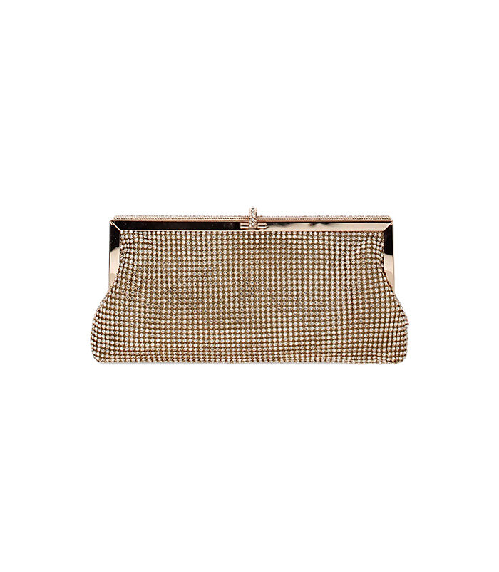 Valerio 1966 Pochette gioiello con chiusura clutch color oro | Valerio 1966 Vendite Flash