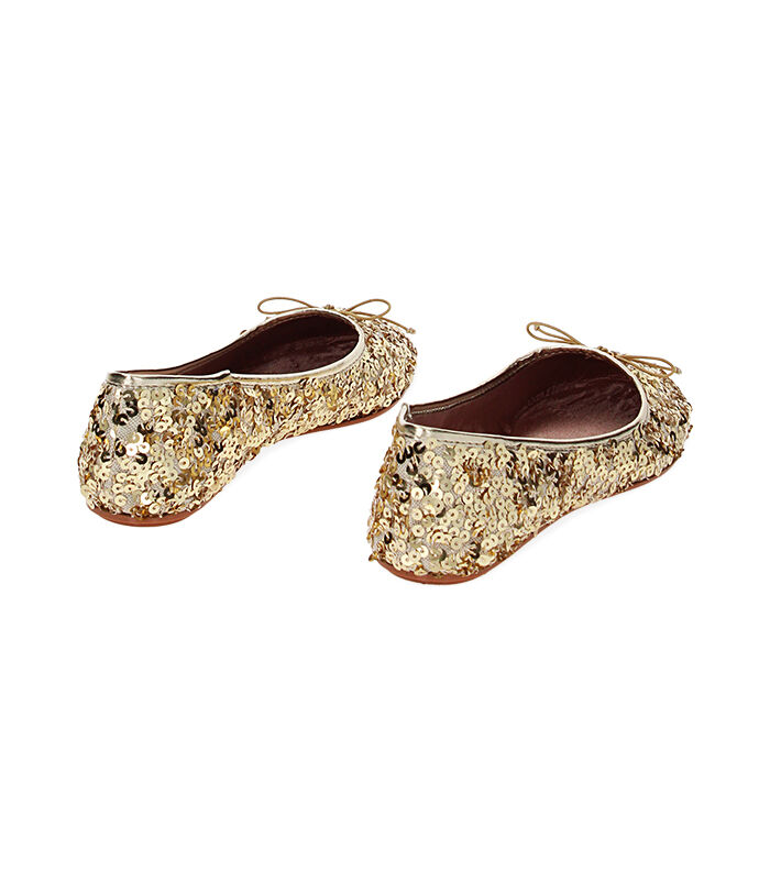 Valerio 1966 Ballerine oro con paillettes | Valerio 1966 Italy