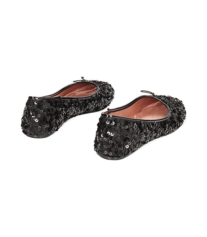 Valerio 1966 Ballerine nere con paillettes | Valerio 1966 Italia