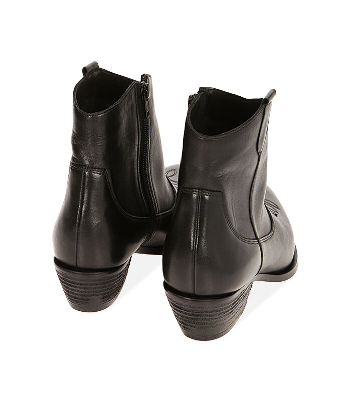 Valerio 1966 Texani neri in pelle | Valerio 1966 Saldi