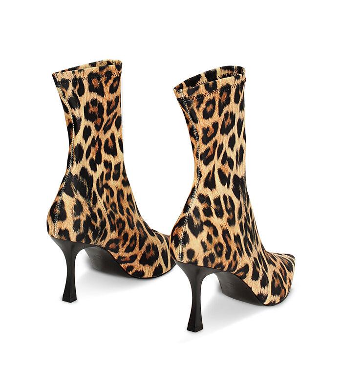 Valerio 1966 Tronchetto leopardato in lycra tacco 8 cm | Valerio 1966 Vendita Economica