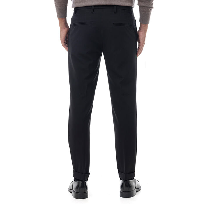 Valerio 1966 Pantalone nero con piega inglese | Valerio 1966 Convenienza
