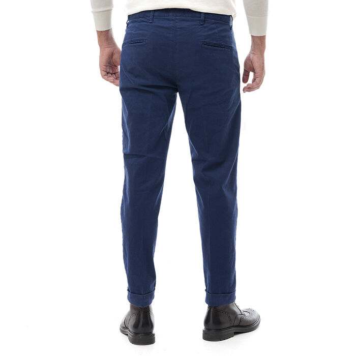 Valerio 1966 Pantalone blu di cotone | Valerio 1966 Novità