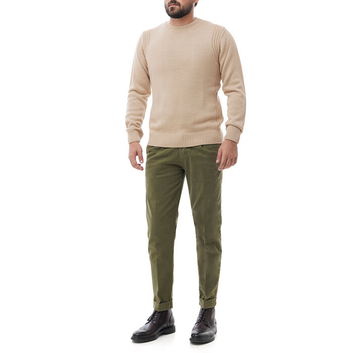 Valerio 1966 Pantalone verde di cotone | Valerio 1966 Sconto