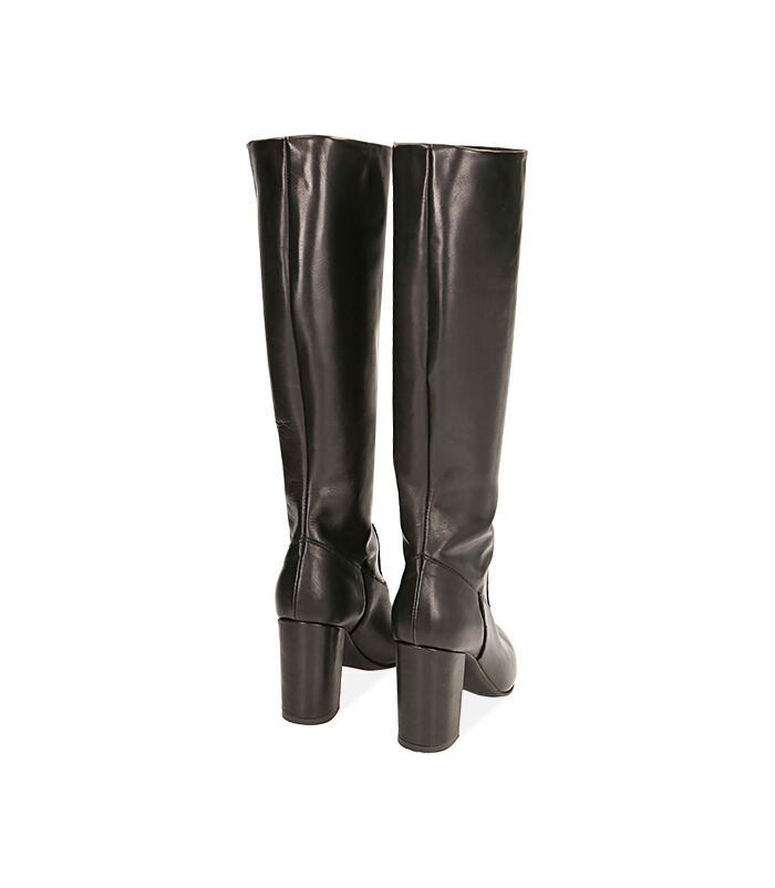 Valerio 1966 Stivali donna neri in pelle tacco 9 cm | Valerio 1966 Moda