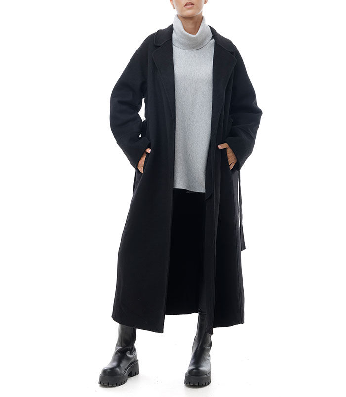 Valerio 1966 Cappotto nero | Valerio 1966 Italia