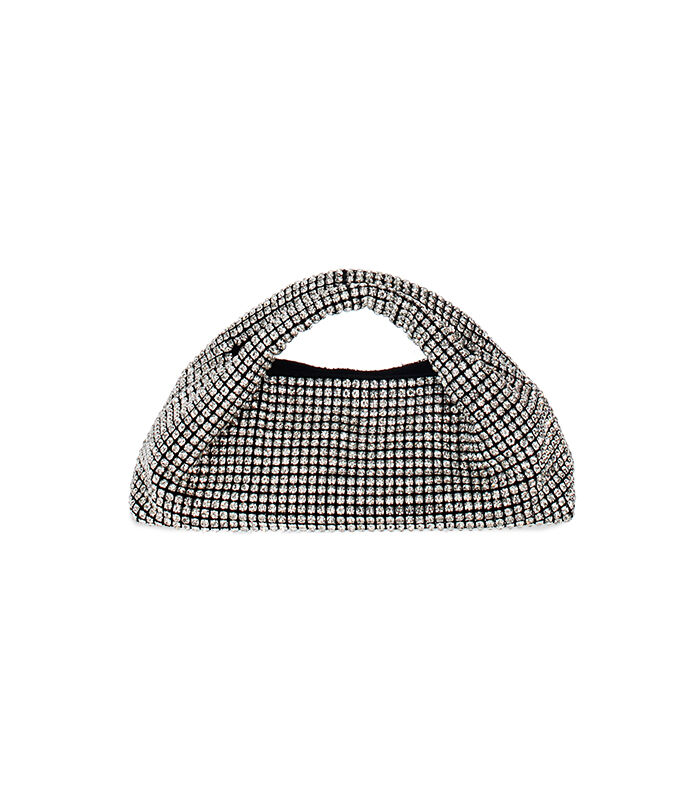 Valerio 1966 Minibag gioiello nera con strass argento | Valerio 1966 Fino Al -60%