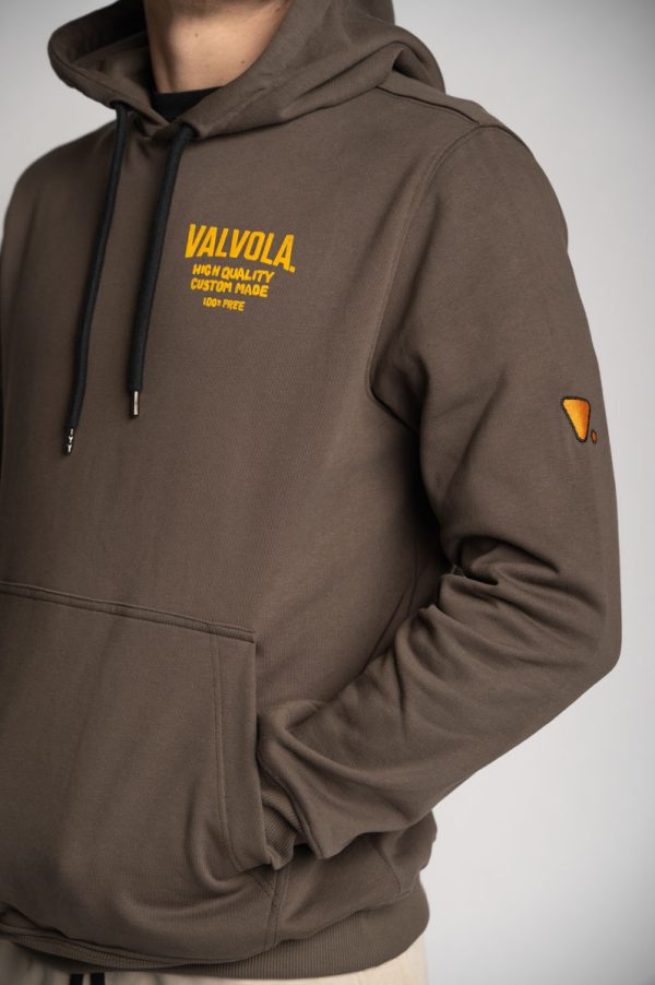 Valvola Fashion FELPA CAPPUCCIO BASICO TINTO IN PEZZA Saldi Di Fabbrica