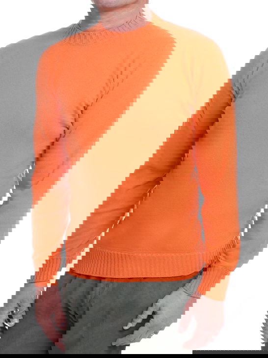 Magazzino Ricambi Felpa Magazzino Ricambi Cashmere Infeltrito Arancione Offerte