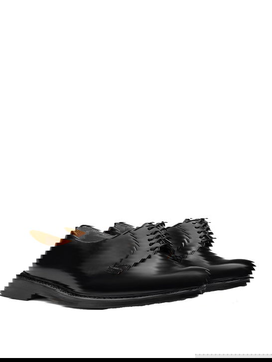 Doucal's Scarpe Doucal's Derby Nero Saldi Di Fabbrica