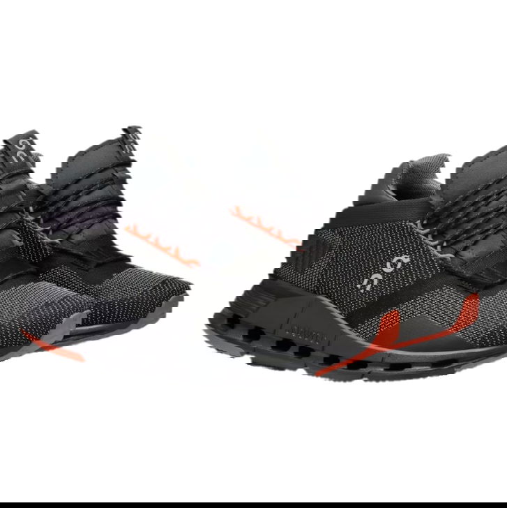 On Running Sneakers On Running Cloudnova Nero Sconto
