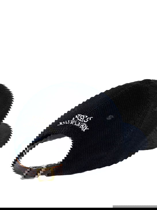 Polo Ralph Lauren Cappello Polo Ralph Lauren Velluto Nero Saldi Di Fabbrica