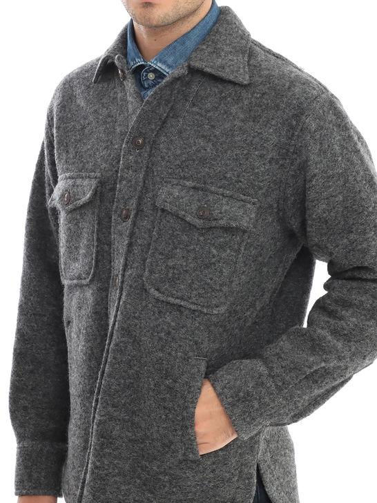 Tintoria Mattei Overshirt Tintoria Mattei Grigio I Più Venduti