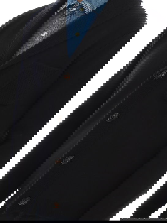 Rakki Cardigan Rakkì Sciallato Nero Promozione Limitata