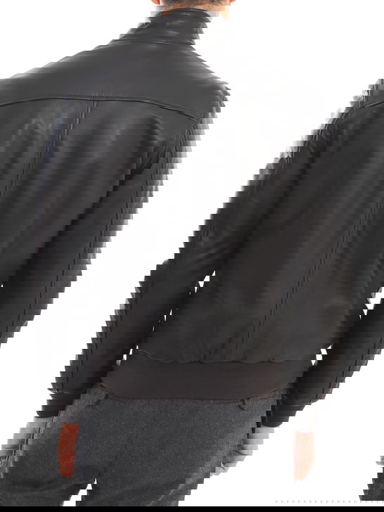 Proleather Giubbino Proleather Pelle Marrone Vendita Calda
