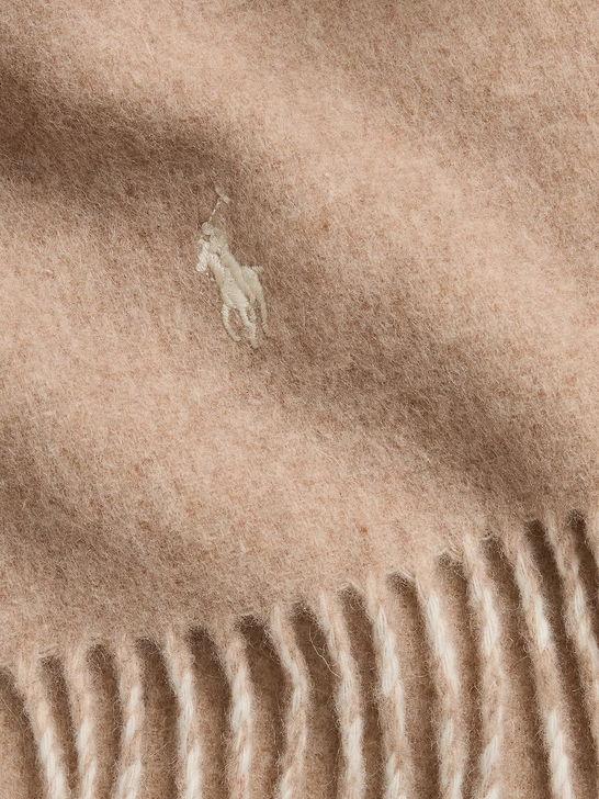 Polo Ralph Lauren Sciarpa Polo Ralph Lauren Double-Face Beige Vendite Flash
