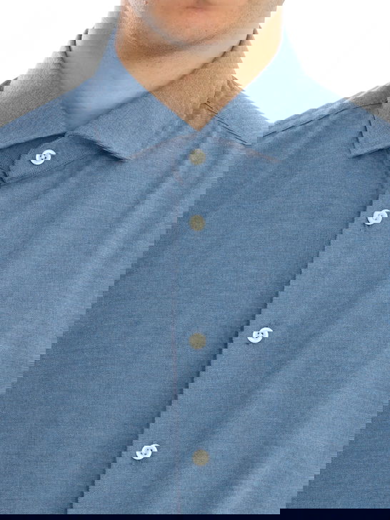 Bastoncino Camicia Bastoncino Flanellata Azzurro Hotsell