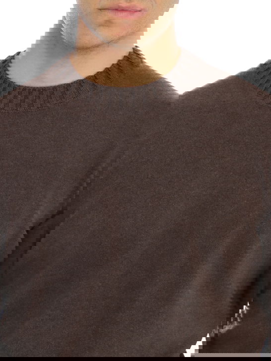 Magazzino Ricambi Maglia Magazzino Ricambi Cashmere Marrone In Saldo