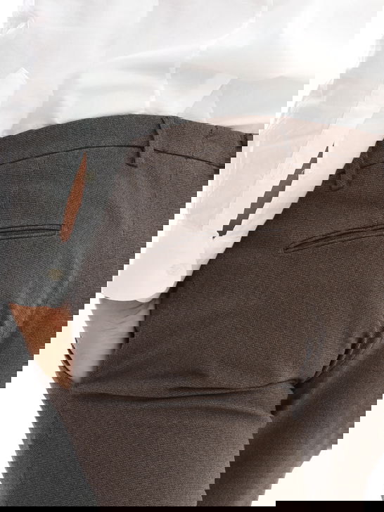 Briglia 1949 Pantaloni Briglia 1949 Microstruttura Marrone Nuovo