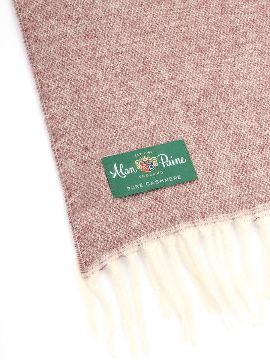 Alan Paine Sciarpa Alan Paine Tackely Cashmere Bordeaux Hotsell