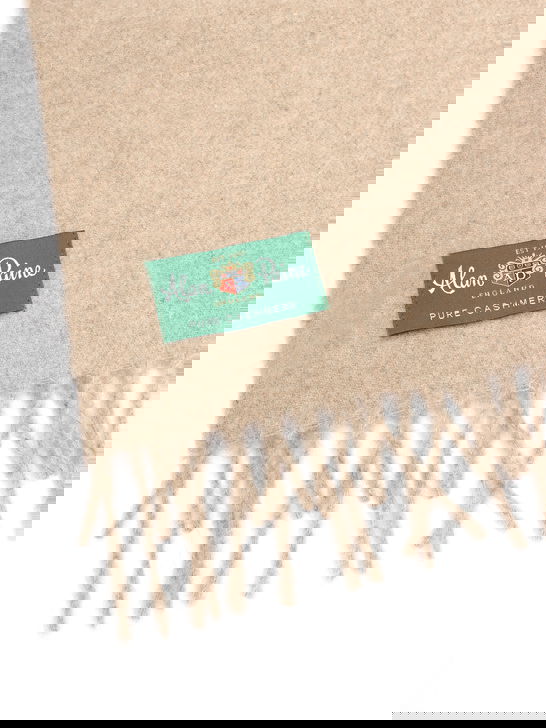 Alan Paine Sciarpa Alan Paine Risbury Cashmere Beige Moda