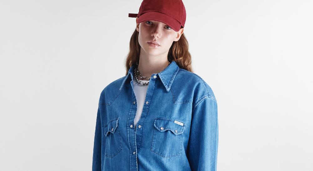 Washington Dee Cee Blue Denim Shirt Outlet