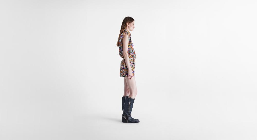 Washington Dee Cee Wdc Print Top In Vendita