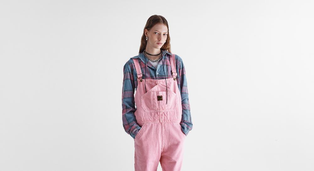 Washington Dee Cee Pink Denim Overall Saldi