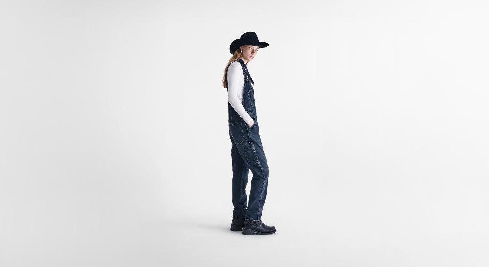 Washington Dee Cee Black Denim Overalls In Saldo