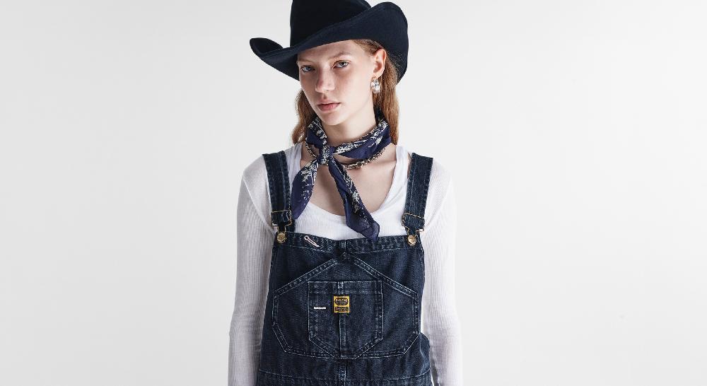 Washington Dee Cee Black Denim Overalls In Saldo