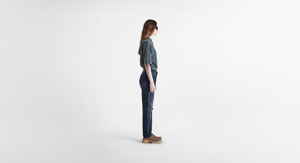 Washington Dee Cee Black Farmer Denim In Linea