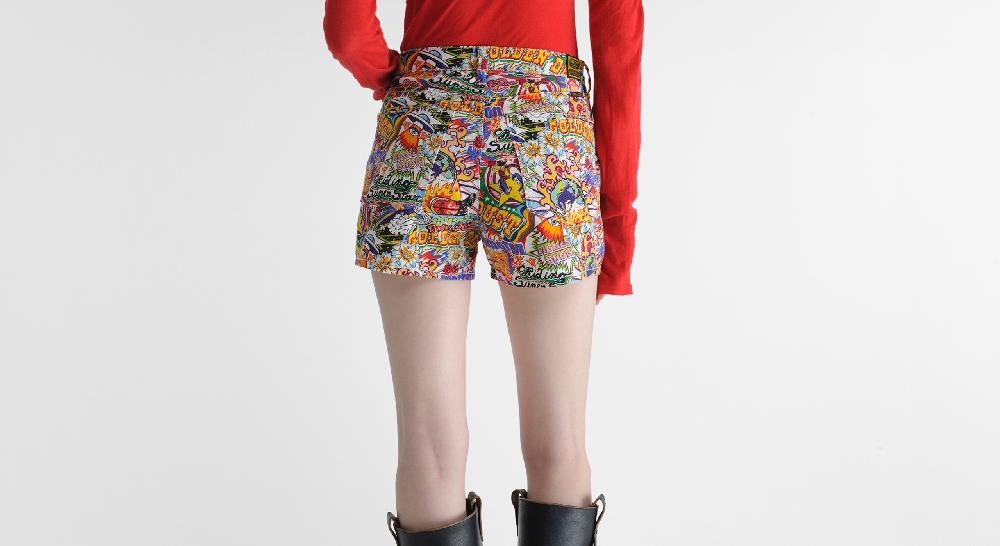 Washington Dee Cee Wdc Print Shorts Presa