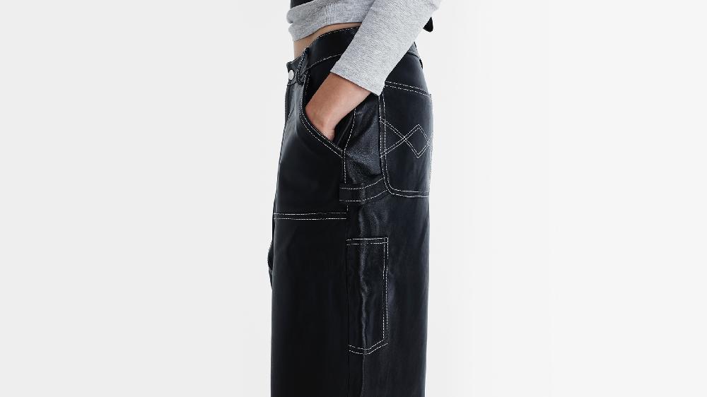 Washington Dee Cee W053 PANTALONE LEATHER OVER WORK In Saldo