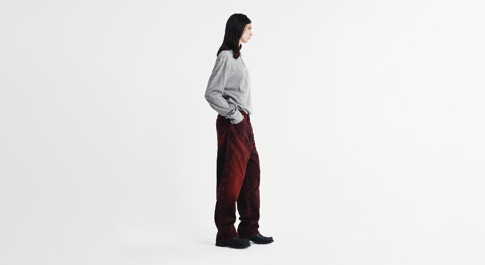 Washington Dee Cee RED SPRAY DENIM PANTS Italia