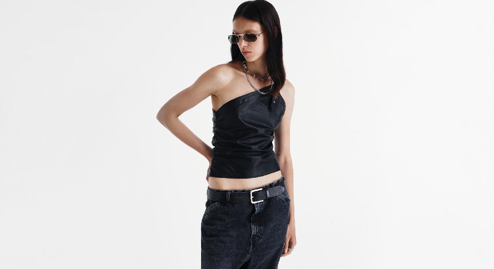 Washington Dee Cee LEATHER TOP In Linea