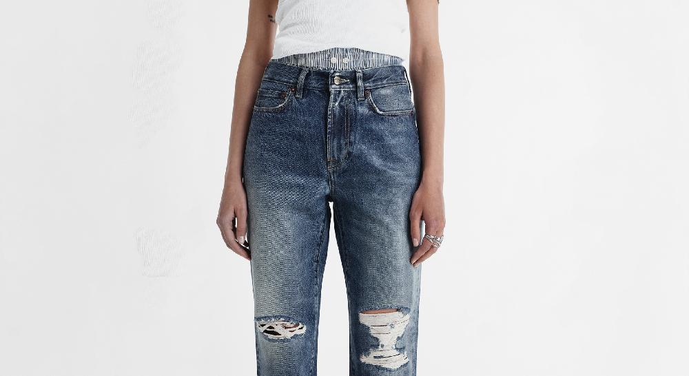 Washington Dee Cee VINTAGE DESTROYED PANTS Pezzi Unici