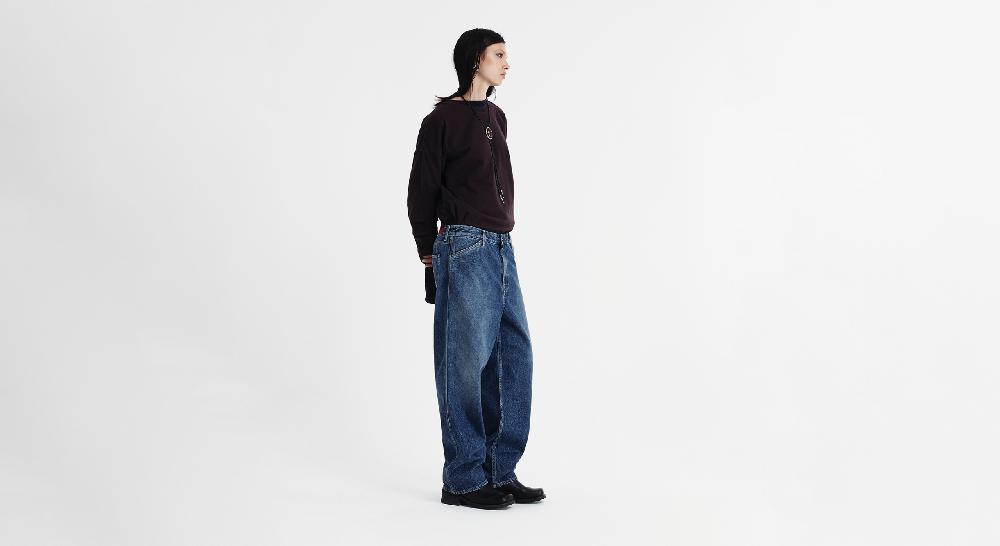 Washington Dee Cee VINTAGE WASHED BLUE PANTS Negozi Online