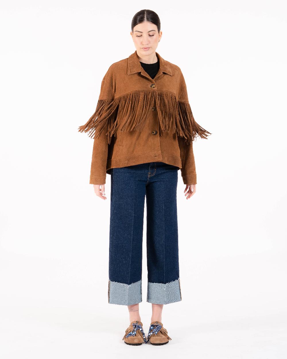 Alessandra chamonix PAULETTE camoscio COGNAC Italia