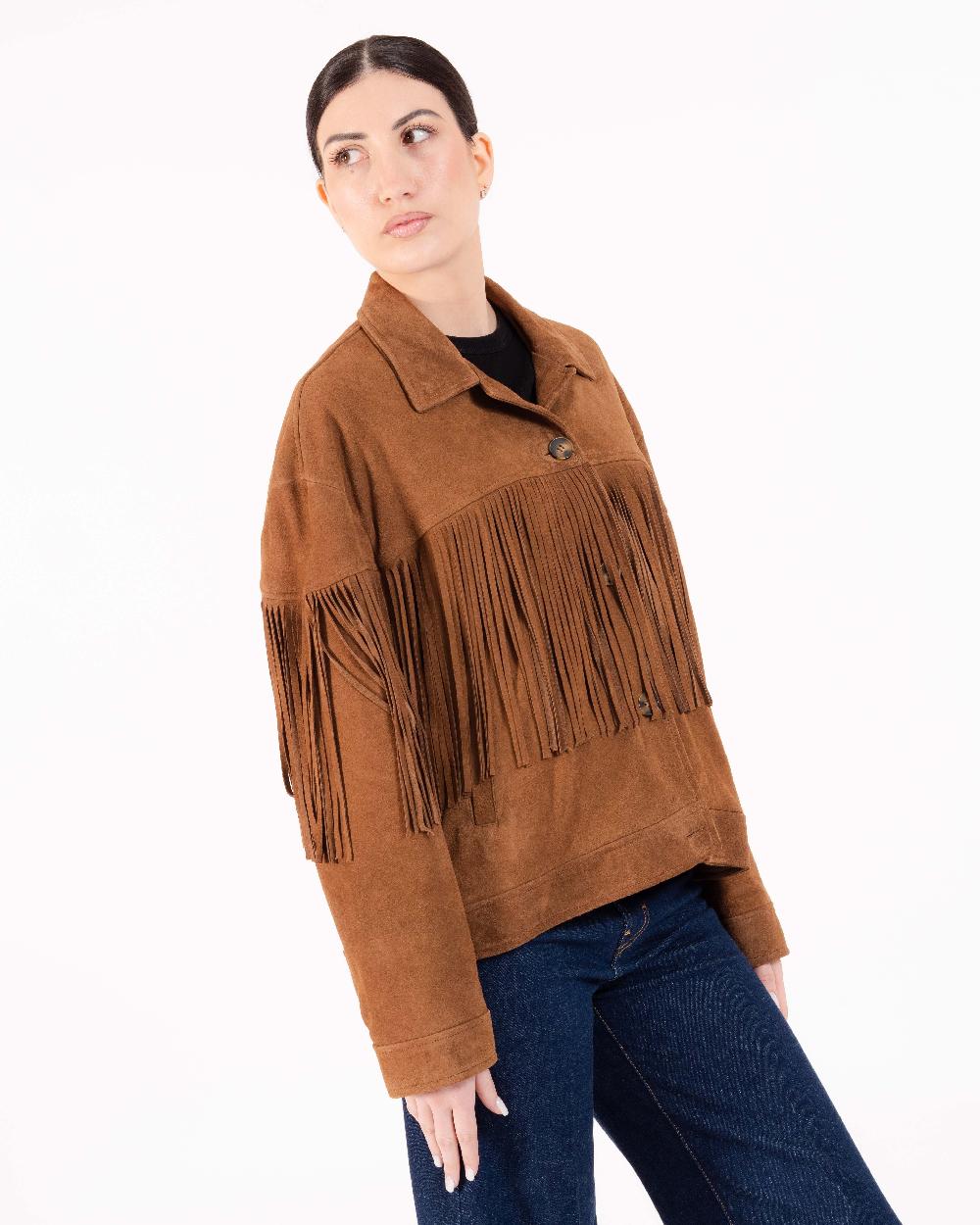 Alessandra chamonix PAULETTE camoscio COGNAC Italia