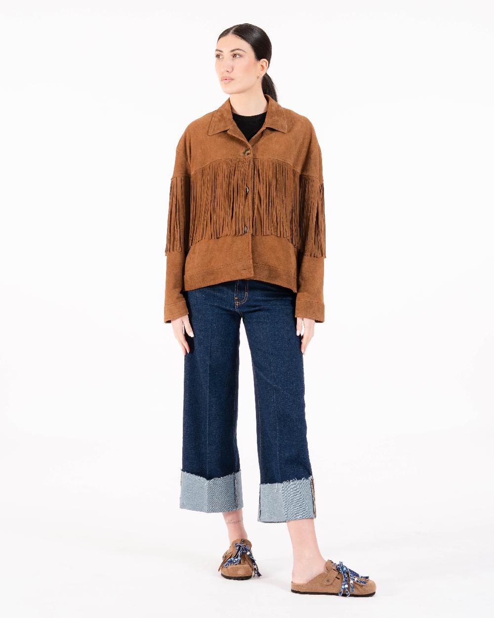 Alessandra chamonix PAULETTE camoscio COGNAC Italia