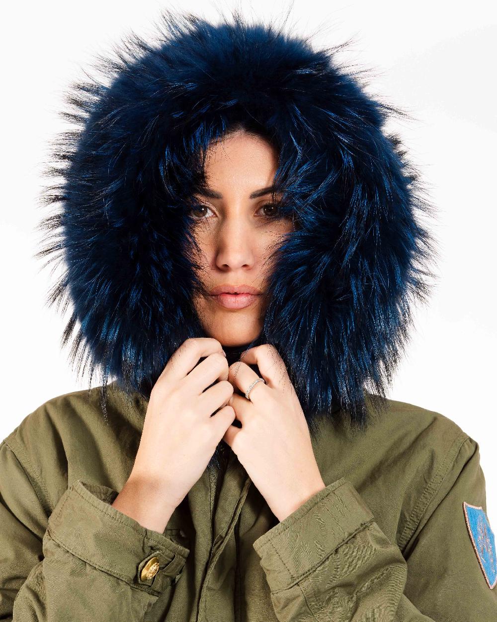 Alessandra chamonix AMANDINE MILITARY NAVY / PARKA Vendita
