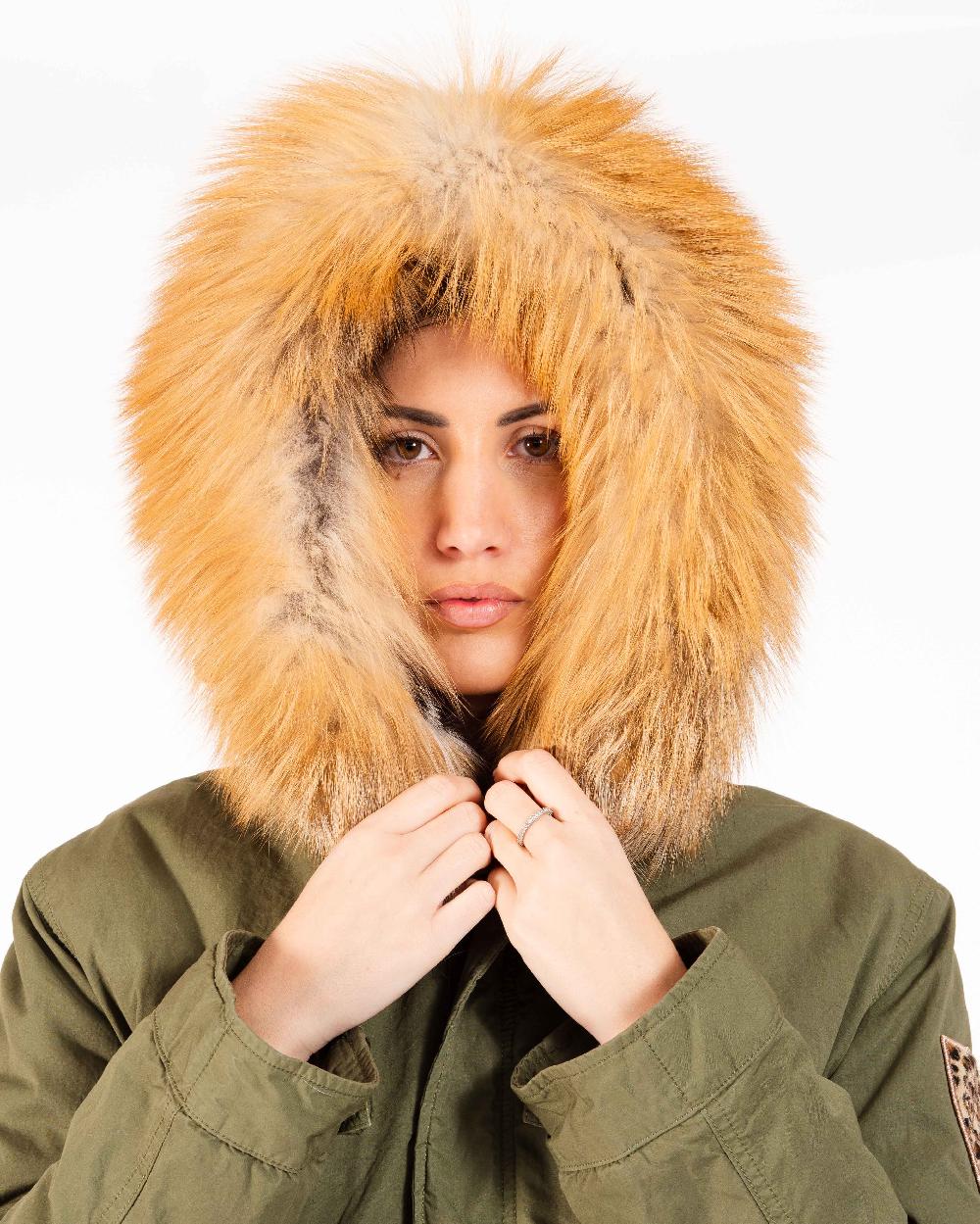 Alessandra chamonix CAMILLE MILITARY BEIGE / PARKA Pezzi Unici