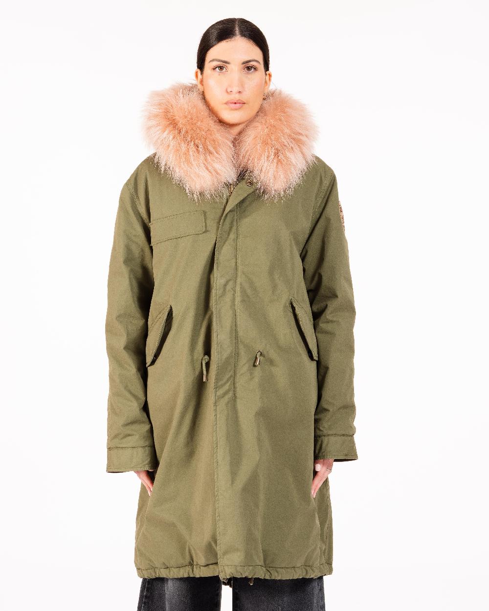 Alessandra chamonix AMANDINE MILITARY PINK / PARKA Qualità Garantita