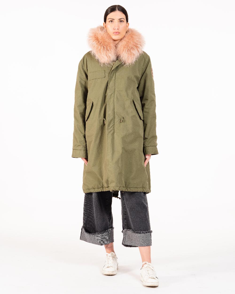 Alessandra chamonix AMANDINE MILITARY PINK / PARKA Qualità Garantita