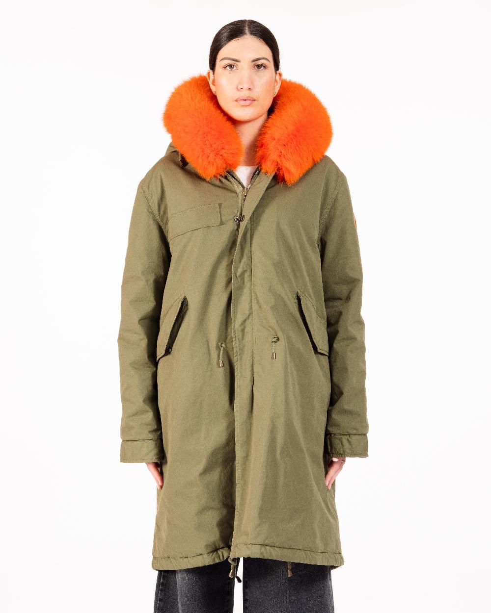 Alessandra chamonix AMANDINE MILITARY ORANGE / PARKA Negozi Online
