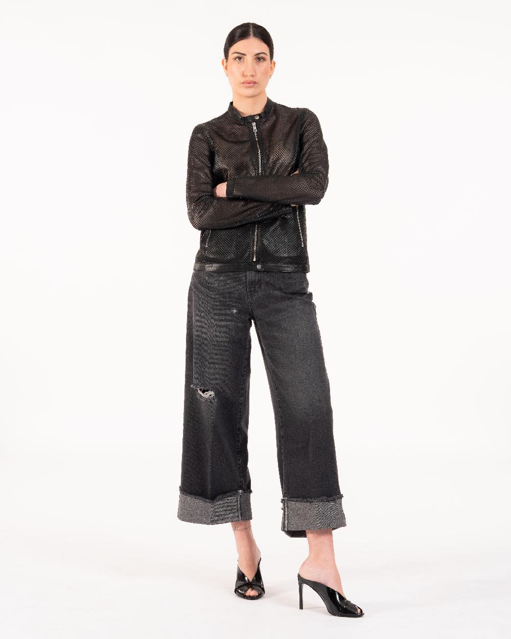 Alessandra chamonix PERLE traforato NERO Sconto